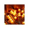 1000 pétalos de rosa artificiales con 24 velas LED