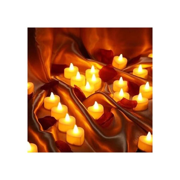 1000 pétalos de rosa artificiales con 24 velas LED