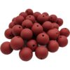 100pcs Granate Color Silicona Perlas Redondas Sensoriales_1
