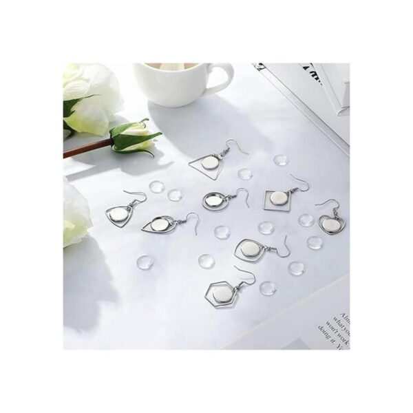 108 piezas de acero inoxidable bisel para aretes bandejas