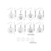 108 piezas de acero inoxidable bisel para aretes bandejas