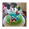 11 piezas de decoración de pastel de animales de granja_3