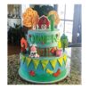 11 piezas de decoración de pastel de animales de granja_2
