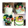 11 piezas de decoración de pastel de animales de granja_5