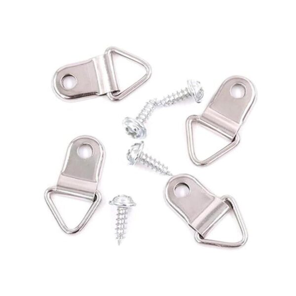 110 piezas de ganchos triangulares con forma de anillo