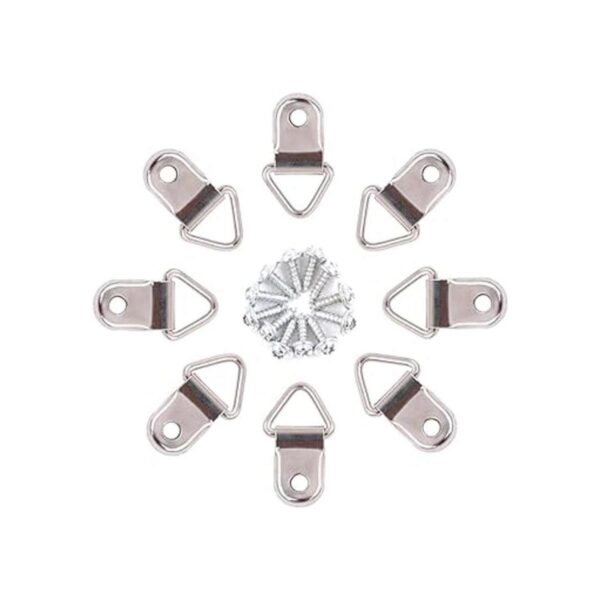110 piezas de ganchos triangulares con forma de anillo