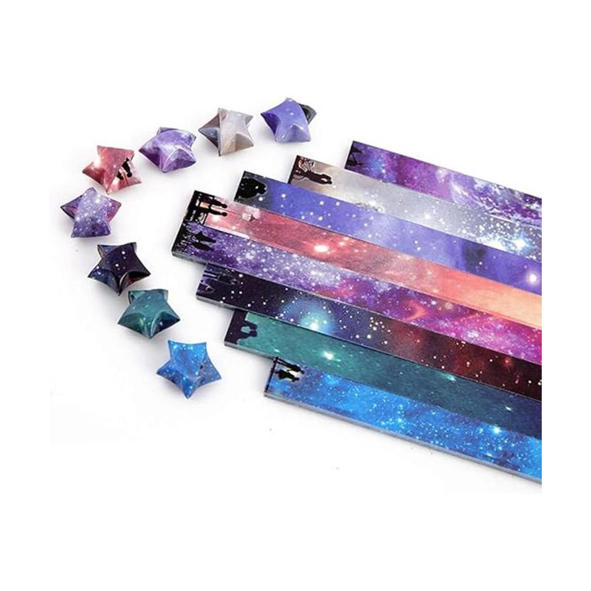 1120 hojas de papel de origami estrellas DIY manualidades