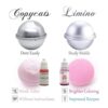 12 Pieces Bath Bomb Mold Set with 12 Soap Dye Shrink Wrap