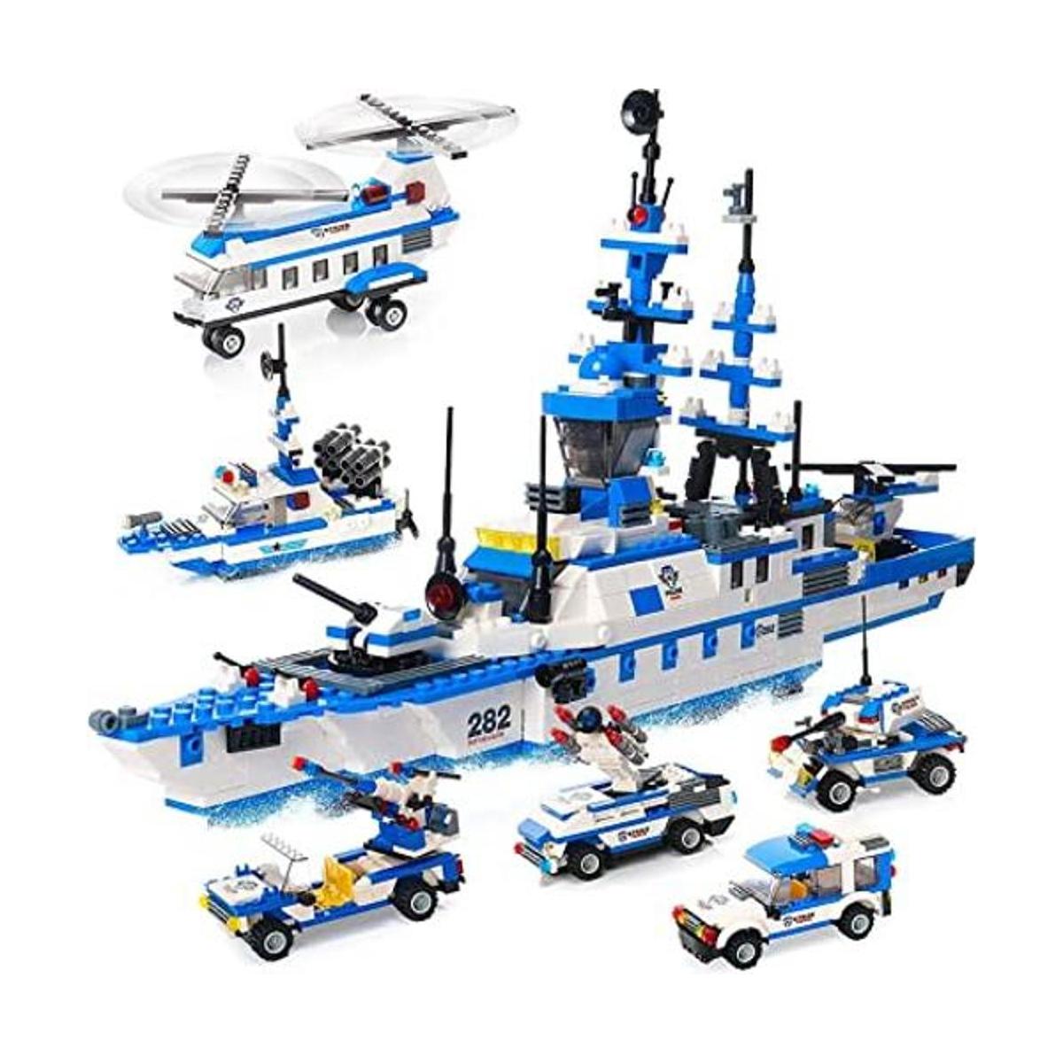 1169 piezas 6 en 1 kit de bloques de construcción de