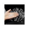 1100 piezas transparentes para mesa de boda confeti