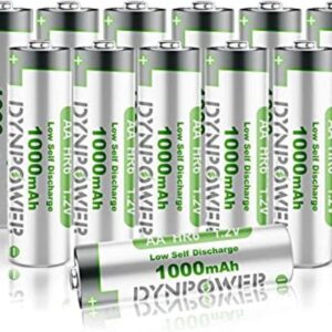 12 baterías recargables NiMH de 1.2 V AA de 1000 mAh para_1