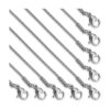 12 cadenas de serpiente de acero inoxidable de 24 pulgadas_1