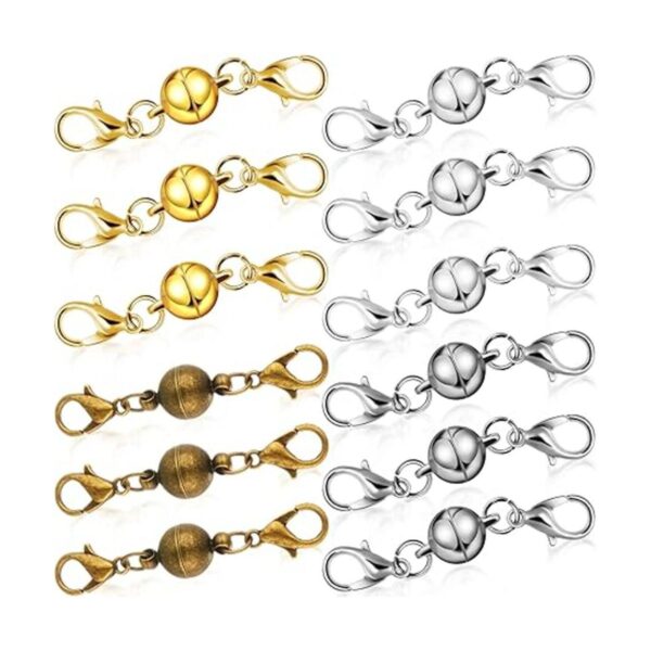 12 cierres magnéticos con cierre magnético de joyería 4
