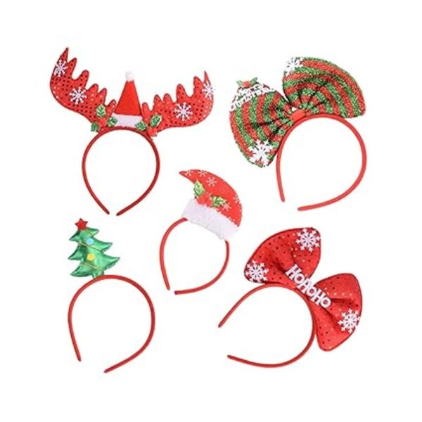 12 diademas navideñas lindas decoraciones de Navidad_2