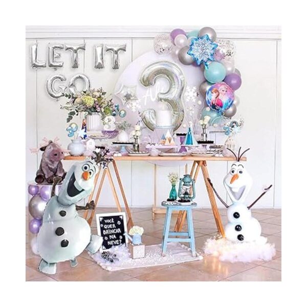 12 globos de fiesta de cumpleaños de muñeco de nieve para_6