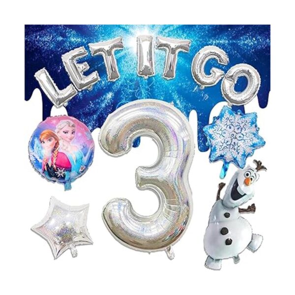 12 globos de fiesta de cumpleaños de muñeco de nieve para_4