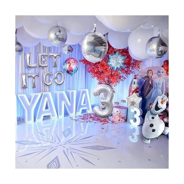 12 globos de fiesta de cumpleaños de muñeco de nieve para_5