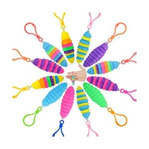 12 juguetes sensoriales para babosas juguete de oruga