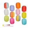 12 linternas de papel chino con luz LED lámparas de papel_1