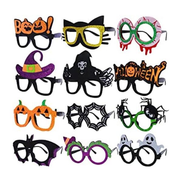 12 lentes de Halloween novedosas gafas de juguete_1