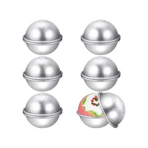 12 moldes para bombas de baño de metal de 3.1 in 6 juegos