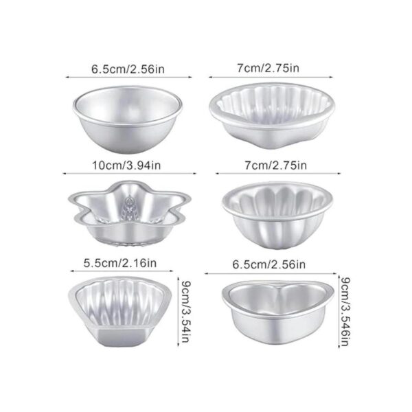 12 moldes para bombas de baño 6 formas de bombas de baño