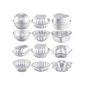 12 moldes para bombas de baño 6 formas de bombas de baño