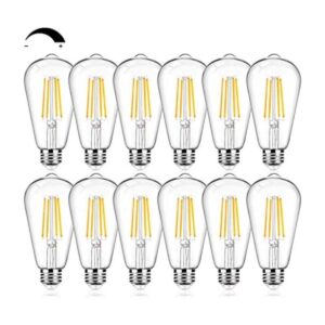 12 paquetes de bombillas LED Edison vintage equivalente a_1