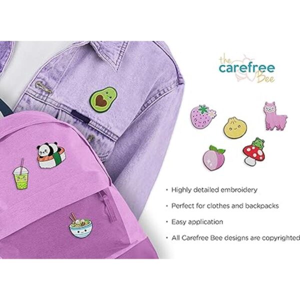 12 parches Kawaii para planchar The Carefree Bee_2