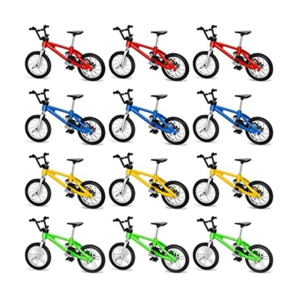 12 piezas de bicicletas de dedo mini deportes extremos de