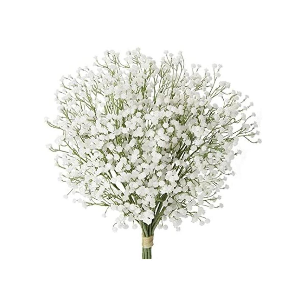 12 piezas de flores artificiales de aliento de bebé a