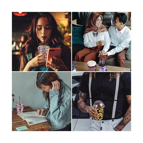 12 piezas de funda aislante de neopreno para taza de café