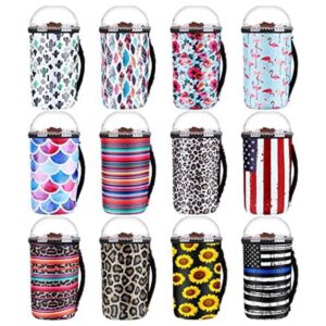 12 piezas de funda aislante de neopreno para taza de café