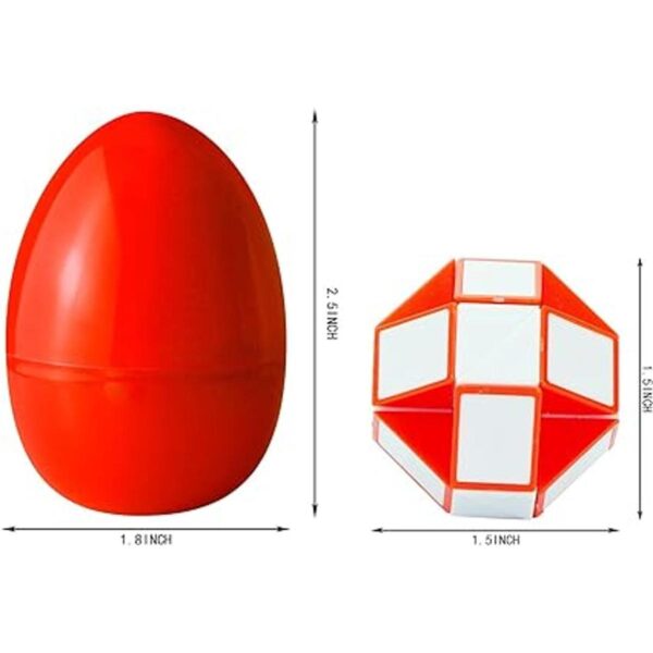 12 piezas de huevos de Pascua prerellenos con mini cubos_4