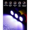 12 piezas de linterna mini llavero linterna USB_4