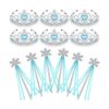 12 piezas de tiaras y coronas de plata para niñas_1