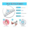 12 piezas de tiaras y coronas de plata para niñas_2