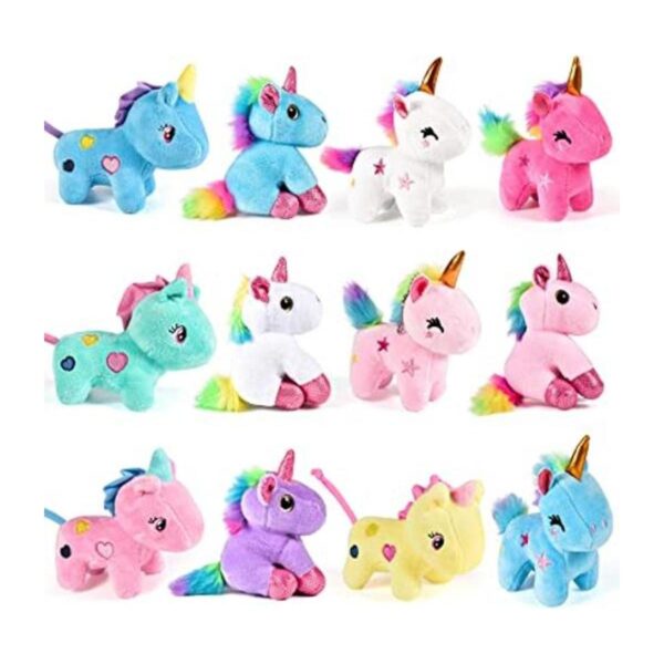 12 piezas de mini peluche de unicornio de peluche_1