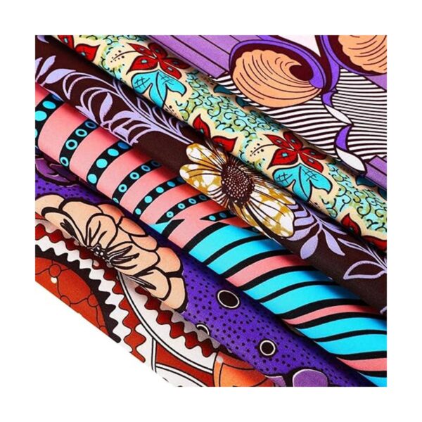 12 piezas de tela con estampado africano trozos de grasa