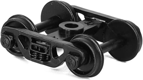 12 piezas modelo Bogie de tren con ruedas de plástico_4
