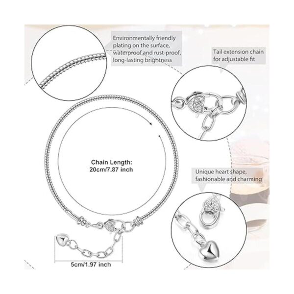 12 pulseras de serpiente de 7.87 pulgadas pulseras de