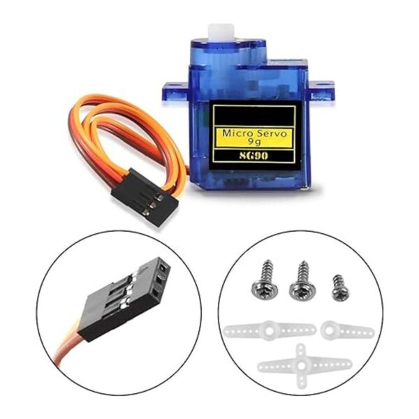 12 unidades SG90 Micro servomotor Dorhea Mini Servo SG90_3