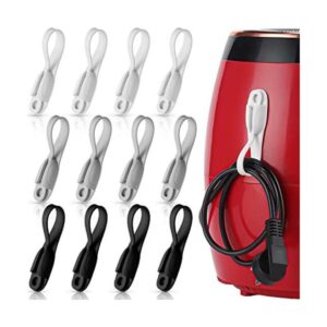12 unidades de organizador de cables para
