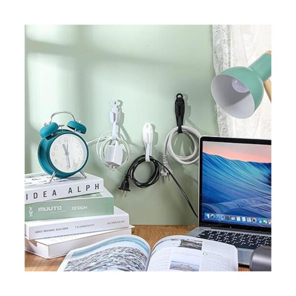 12 unidades de organizador de cables para