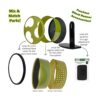 12 Silent Runner Rueda de ejercicio con amplia Track