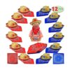12 unidades de sombreros de paja de vaqueros con_1