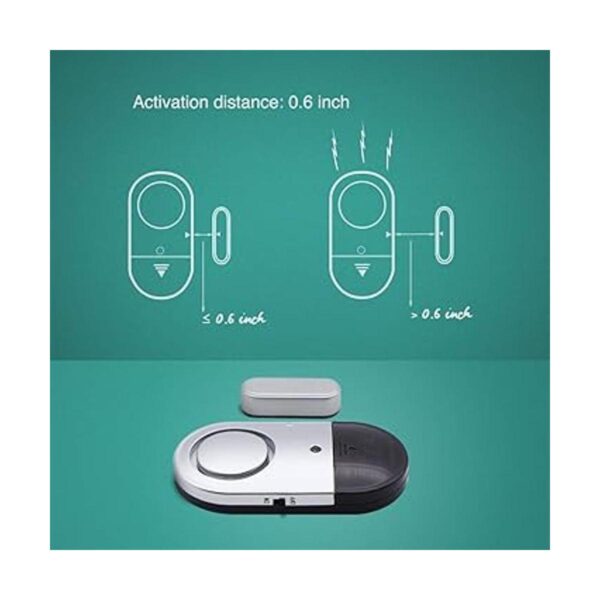 120 DB Sensor de alarma abierto para puerta y ventana para_5