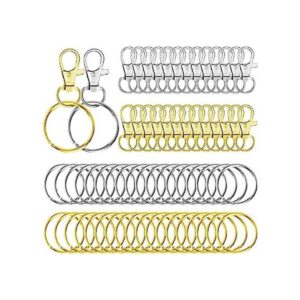 120 ganchos giratorios para llavero clips giratorios de