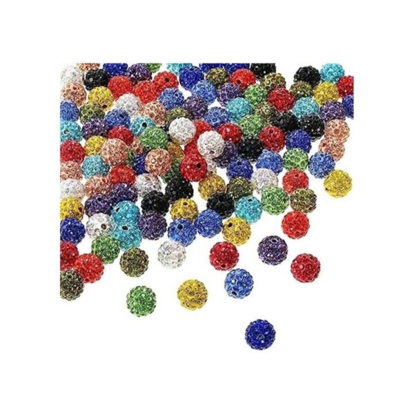 120 cuentas de arcilla de diamantes de imitación de 0.39