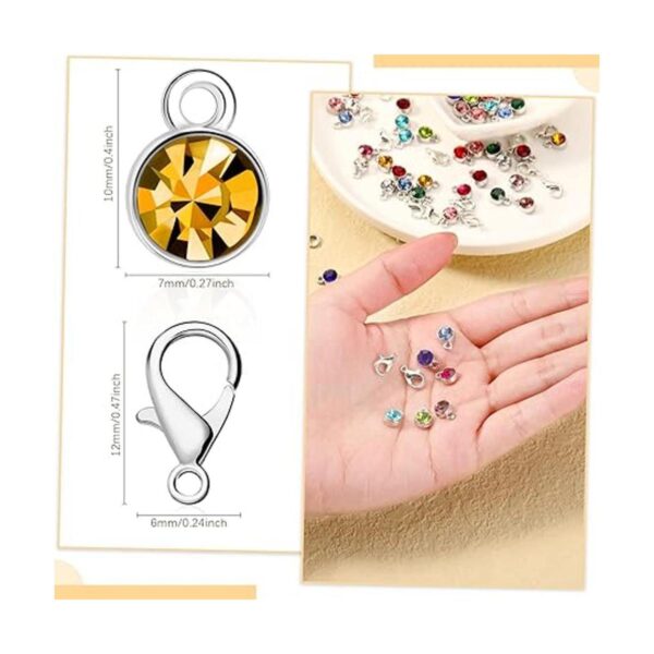 120 dijes para hacer joyas dijes de piedra natal dijes